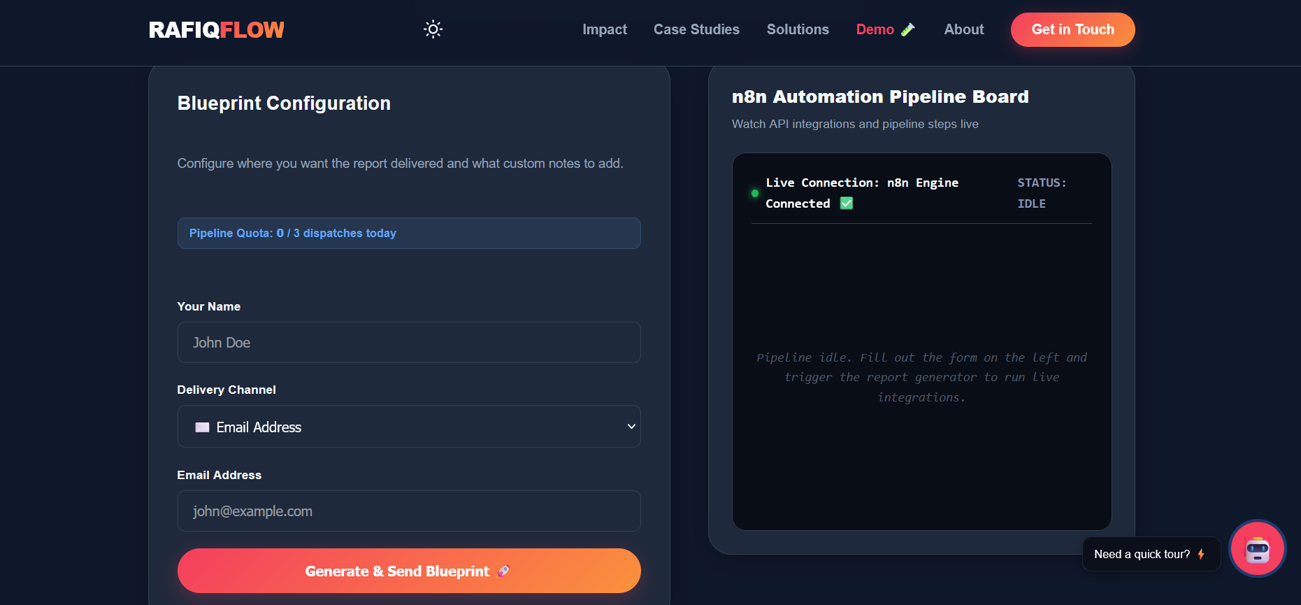Multi-Channel Blueprint Delivery