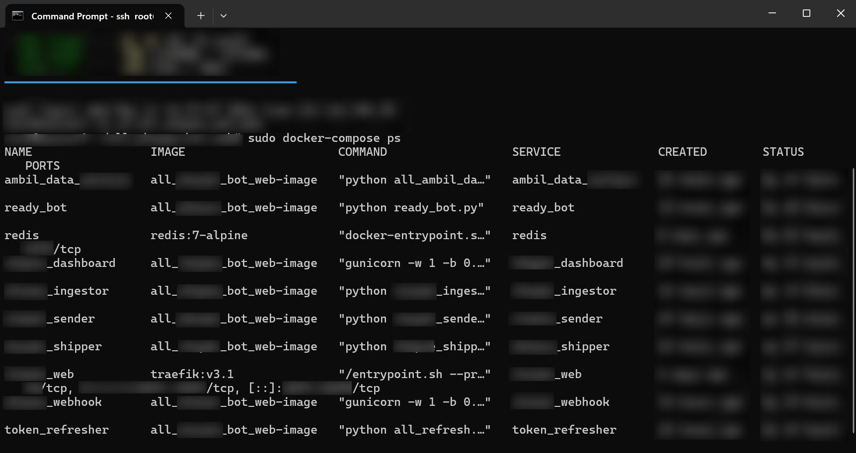 Microservice Container Infrastructure