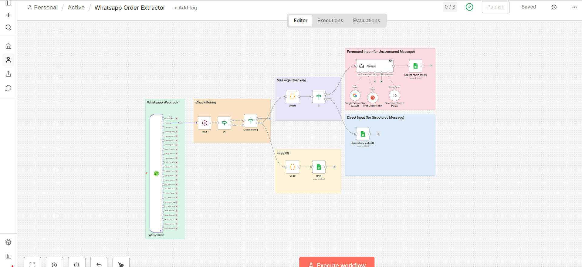Intelligent Order Processing Interface